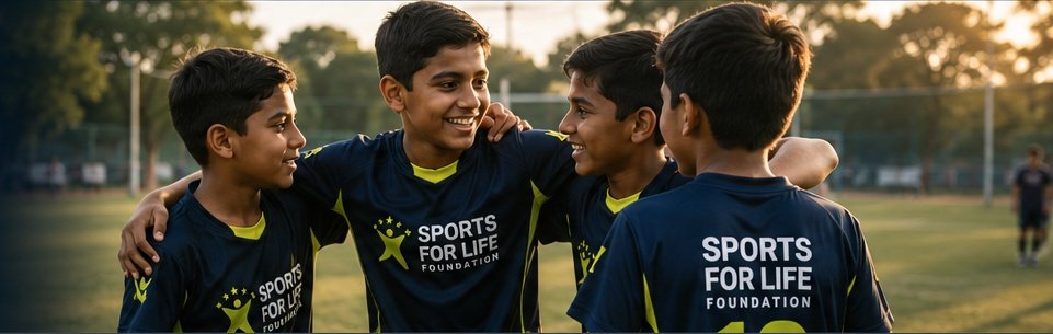 Young teammates supporting one another after sport